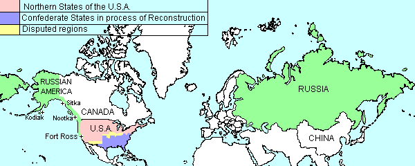 map of Russia